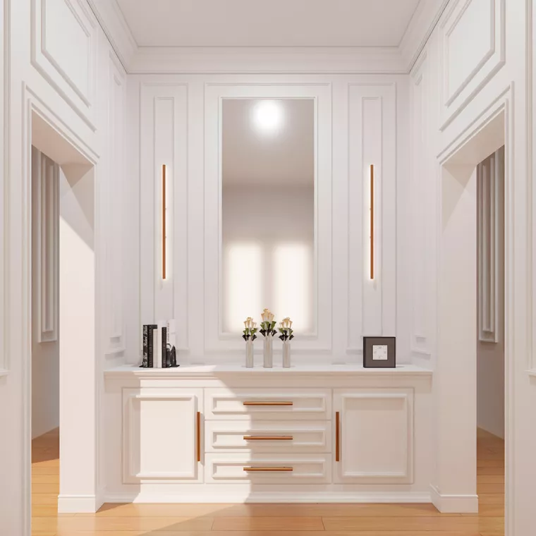 Fabriquer un miroir de 2m de hauteur, Cauro, CORSE DOUBLE VITRAGE